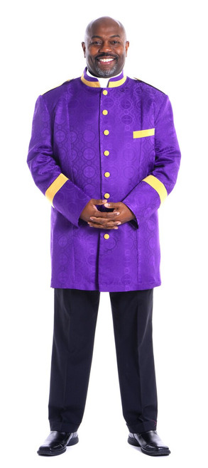 Benedict Jacket For Men in Purple & Gold