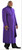 Men's 33-Button Roman Cassock & Cincture Set In Purple